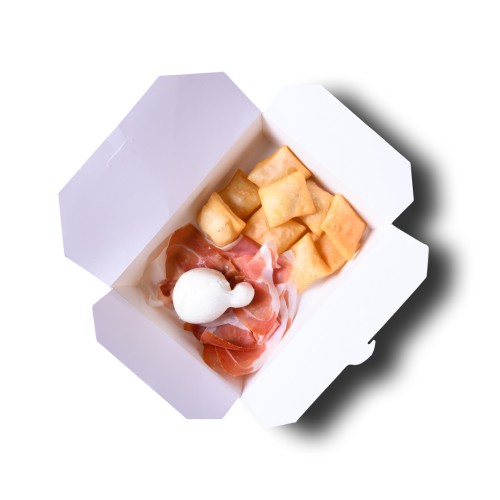 COCCOLI BURRATA E CRUDO